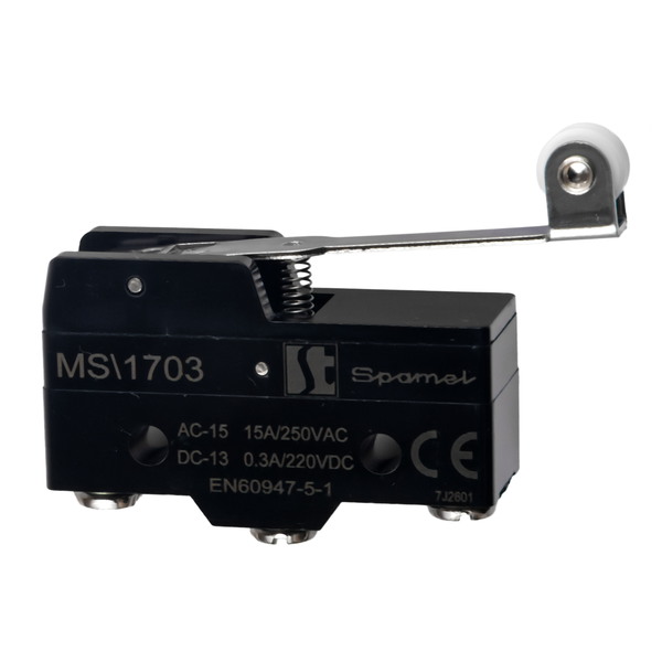 MS\1703 Miniature switch long lever with roller